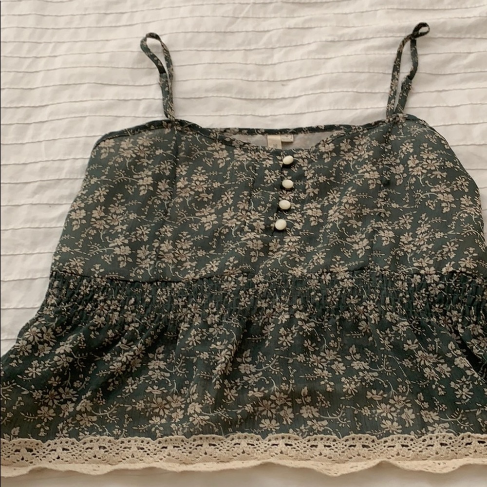 Floral tank top